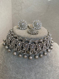 SLIGHTLY IMPERFECT: Silver Choker Set - SOKORA JEWELSSLIGHTLY IMPERFECT: Silver Choker SetChoker Sets