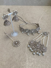SLIGHTLY IMPERFECT: Silver Choker Set - SOKORA JEWELSSLIGHTLY IMPERFECT: Silver Choker SetChoker Sets