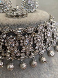 SLIGHTLY IMPERFECT: Silver Choker Set - SOKORA JEWELSSLIGHTLY IMPERFECT: Silver Choker SetChoker Sets