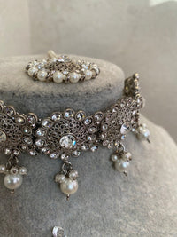 SLIGHTLY IMPERFECT: Silver Choker Set - SOKORA JEWELSSLIGHTLY IMPERFECT: Silver Choker SetChoker Sets