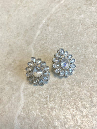 (Slightly Imperfect) Silver Crystal Tops - SOKORA JEWELS(Slightly Imperfect) Silver Crystal Tops