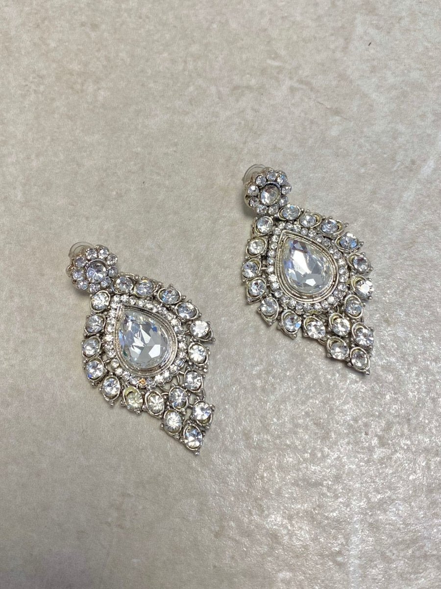 SLIGHTLY IMPERFECT: Silver Drop Earrings - SOKORA JEWELSSLIGHTLY IMPERFECT: Silver Drop Earrings