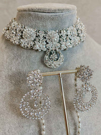 SLIGHTLY IMPERFECT: Silver Necklace Set - SOKORA JEWELSSLIGHTLY IMPERFECT: Silver Necklace Set