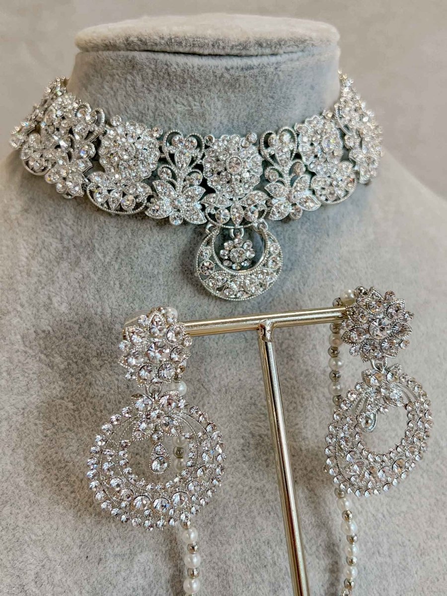 SLIGHTLY IMPERFECT: Silver Necklace Set - SOKORA JEWELSSLIGHTLY IMPERFECT: Silver Necklace Set