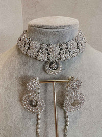 SLIGHTLY IMPERFECT: Silver Necklace Set - SOKORA JEWELSSLIGHTLY IMPERFECT: Silver Necklace Set