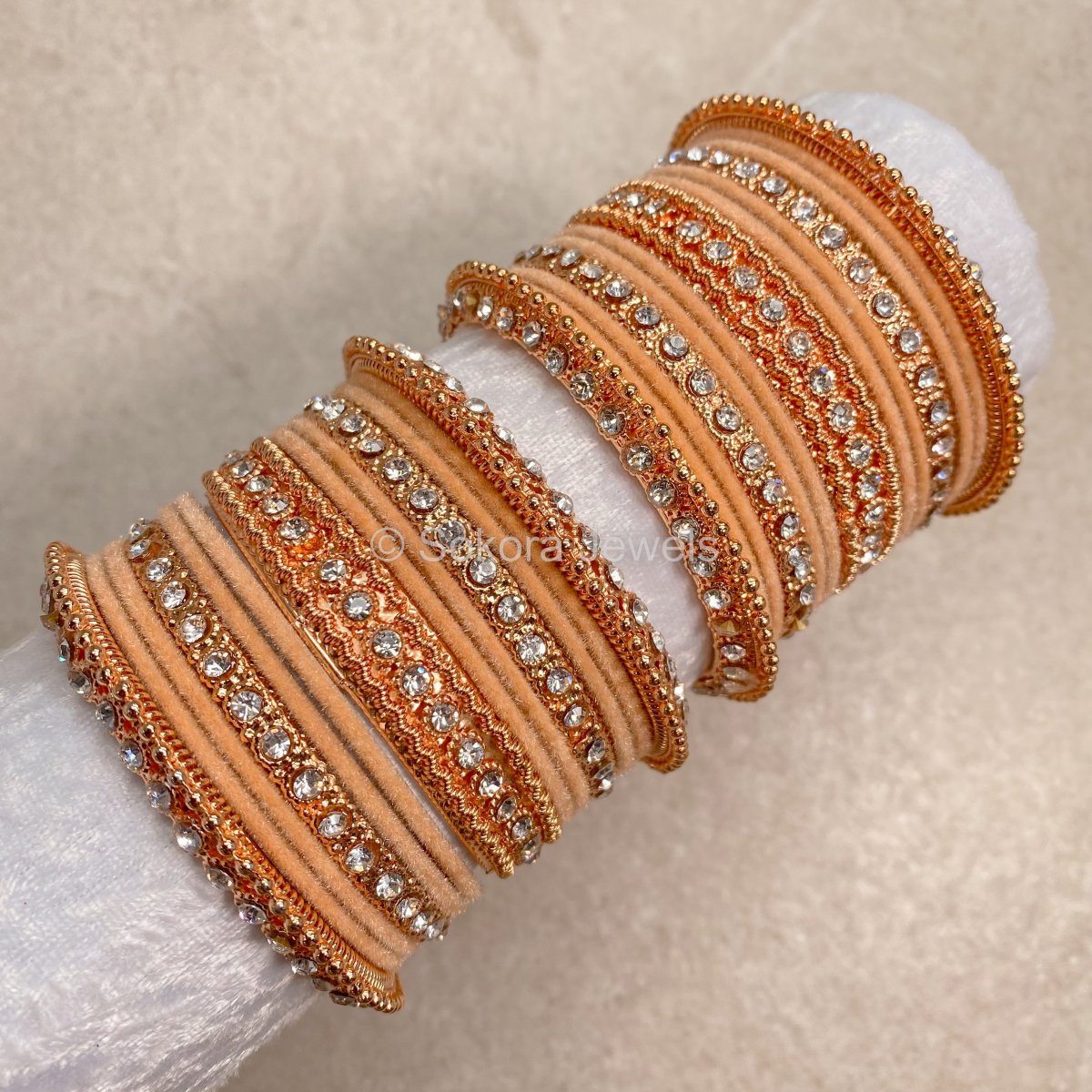(Slightly less than perfect) 2 x Clearance Bangle Set - 2.4 - SOKORA JEWELS(Slightly less than perfect) 2 x Clearance Bangle Set - 2.4BANGLES