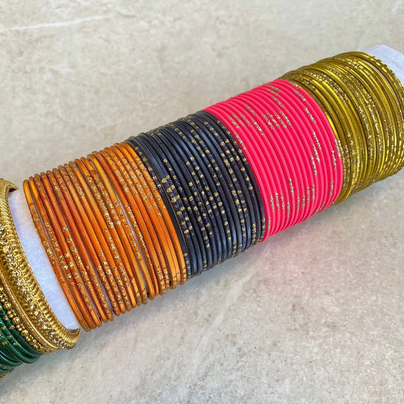 (Slightly less than perfect) 2.10 Clearance Bangle Set with Extra Colours - SOKORA JEWELS(Slightly less than perfect) 2.10 Clearance Bangle Set with Extra ColoursBANGLES
