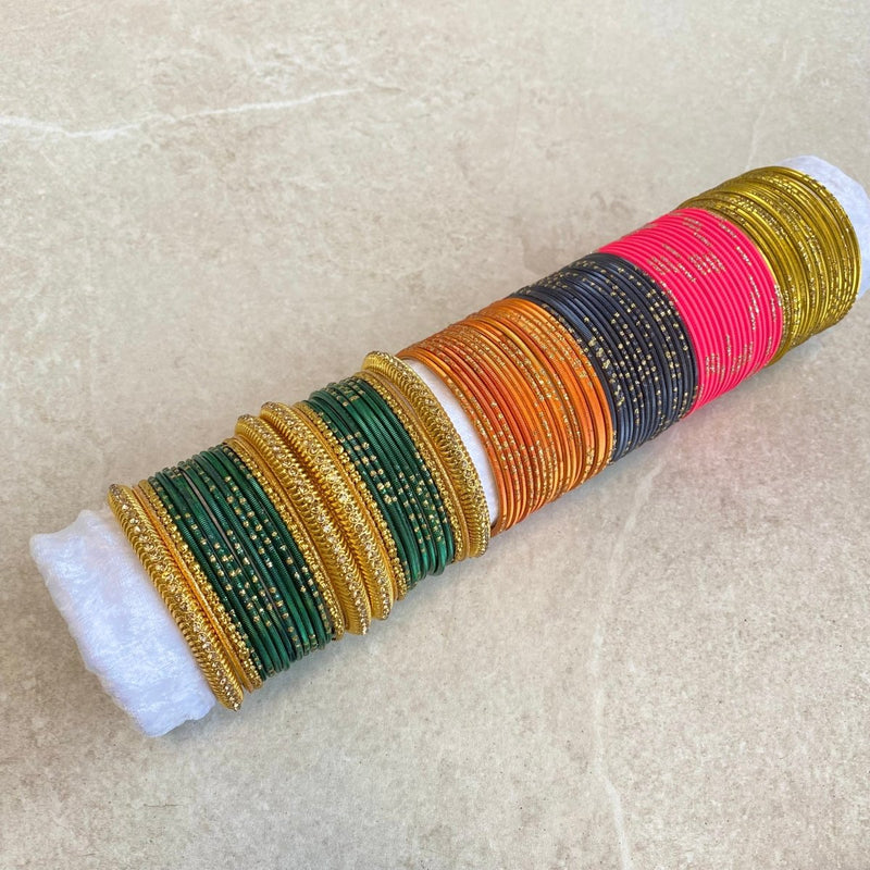 (Slightly less than perfect) 2.10 Clearance Bangle Set with Extra Colours - SOKORA JEWELS(Slightly less than perfect) 2.10 Clearance Bangle Set with Extra ColoursBANGLES