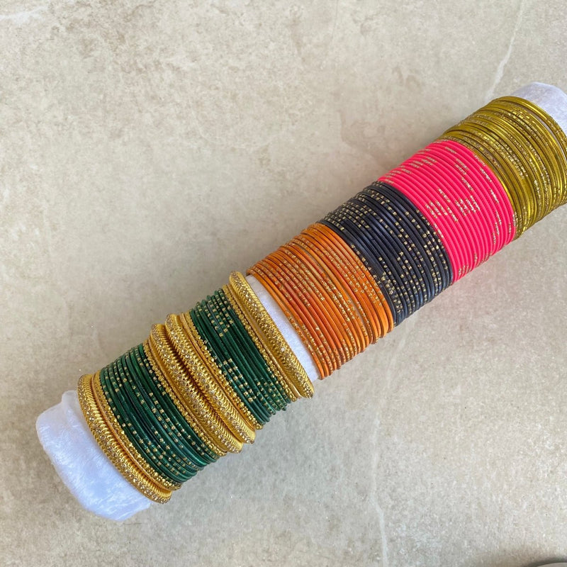 (Slightly less than perfect) 2.10 Clearance Bangle Set with Extra Colours - SOKORA JEWELS(Slightly less than perfect) 2.10 Clearance Bangle Set with Extra ColoursBANGLES