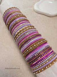 (Slightly less than perfect) 2.10 Clearance Purple Bangle set - SOKORA JEWELS(Slightly less than perfect) 2.10 Clearance Purple Bangle setBANGLES