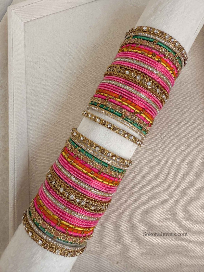 (Slightly less than perfect) 2.4 Clearance Bangle Set - SOKORA JEWELS(Slightly less than perfect) 2.4 Clearance Bangle SetBANGLES