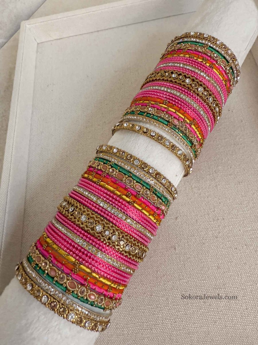 (Slightly less than perfect) 2.4 Clearance Bangle Set - SOKORA JEWELS(Slightly less than perfect) 2.4 Clearance Bangle SetBANGLES