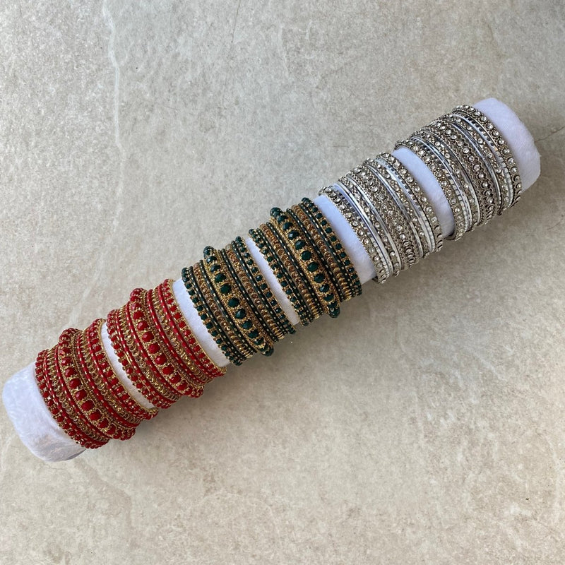 (Slightly less than perfect) 2.4 Clearance Mini Bangle Set x3 - SOKORA JEWELS(Slightly less than perfect) 2.4 Clearance Mini Bangle Set x3BANGLES