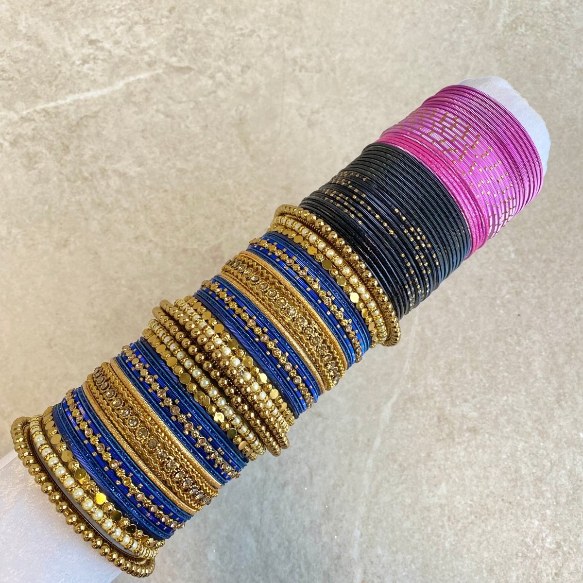 (Slightly less than perfect) 2.8 Clearance Bangle Set with Extra Colours - SOKORA JEWELS(Slightly less than perfect) 2.8 Clearance Bangle Set with Extra ColoursBANGLES