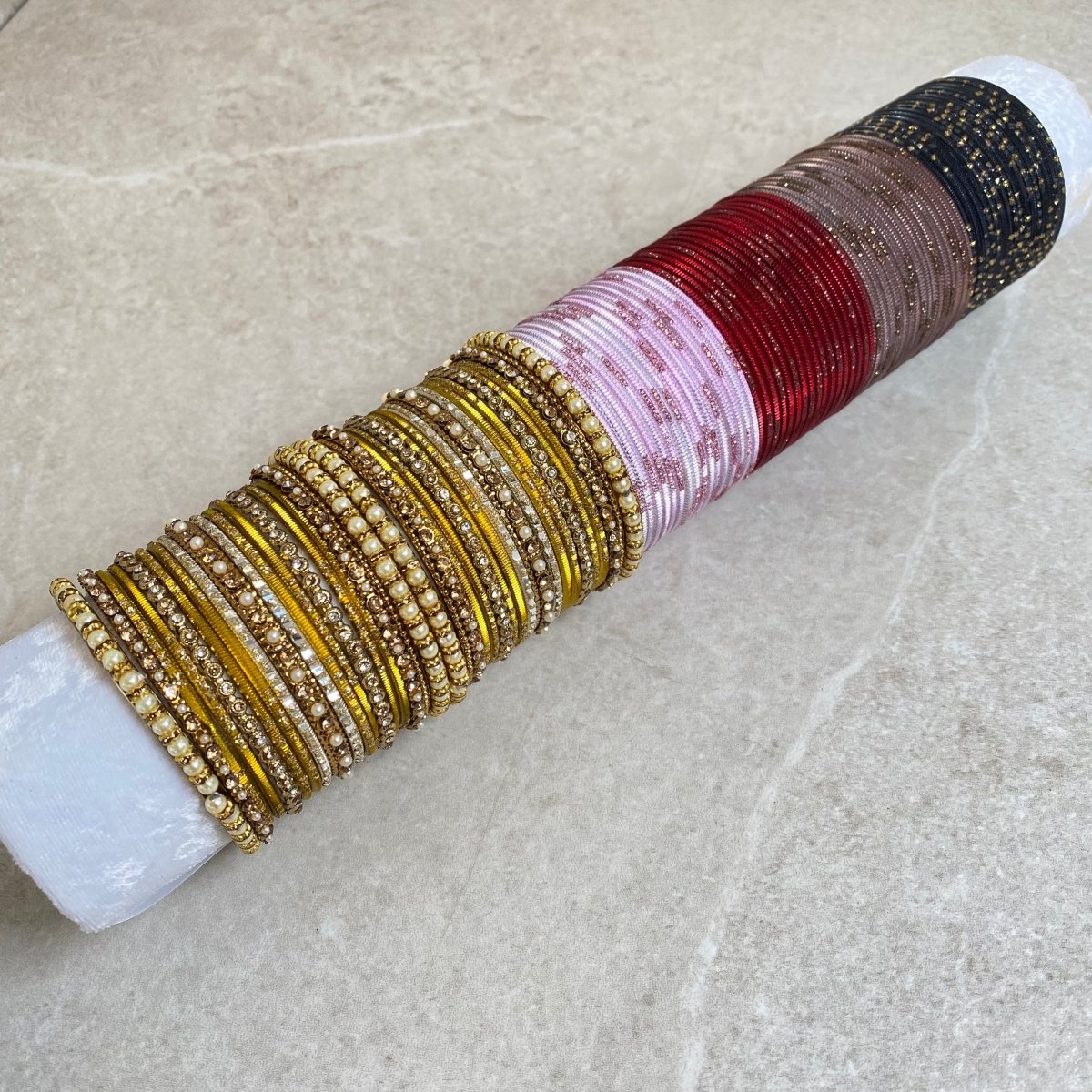 (Slightly less than perfect) Clearance Bangle Set with Extra Colours - 2.4 - SOKORA JEWELS(Slightly less than perfect) Clearance Bangle Set with Extra Colours - 2.4BANGLES