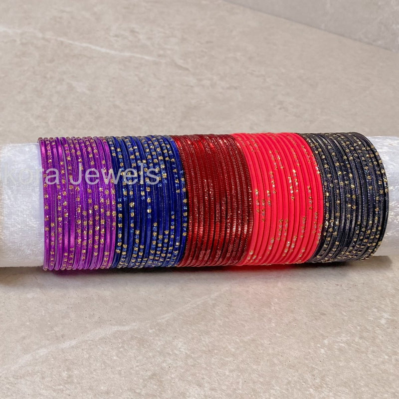 (Slightly less than perfect) Clearance Bangle Set with Extra Colours - 2.4 - SOKORA JEWELS(Slightly less than perfect) Clearance Bangle Set with Extra Colours - 2.4BANGLES