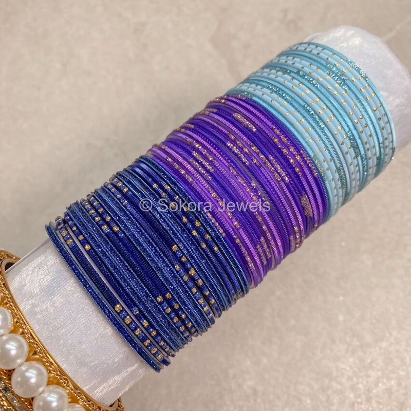 (Slightly less than perfect) Clearance Bangle Stack with Extra Colours - 2.4 - SOKORA JEWELS(Slightly less than perfect) Clearance Bangle Stack with Extra Colours - 2.4BANGLES