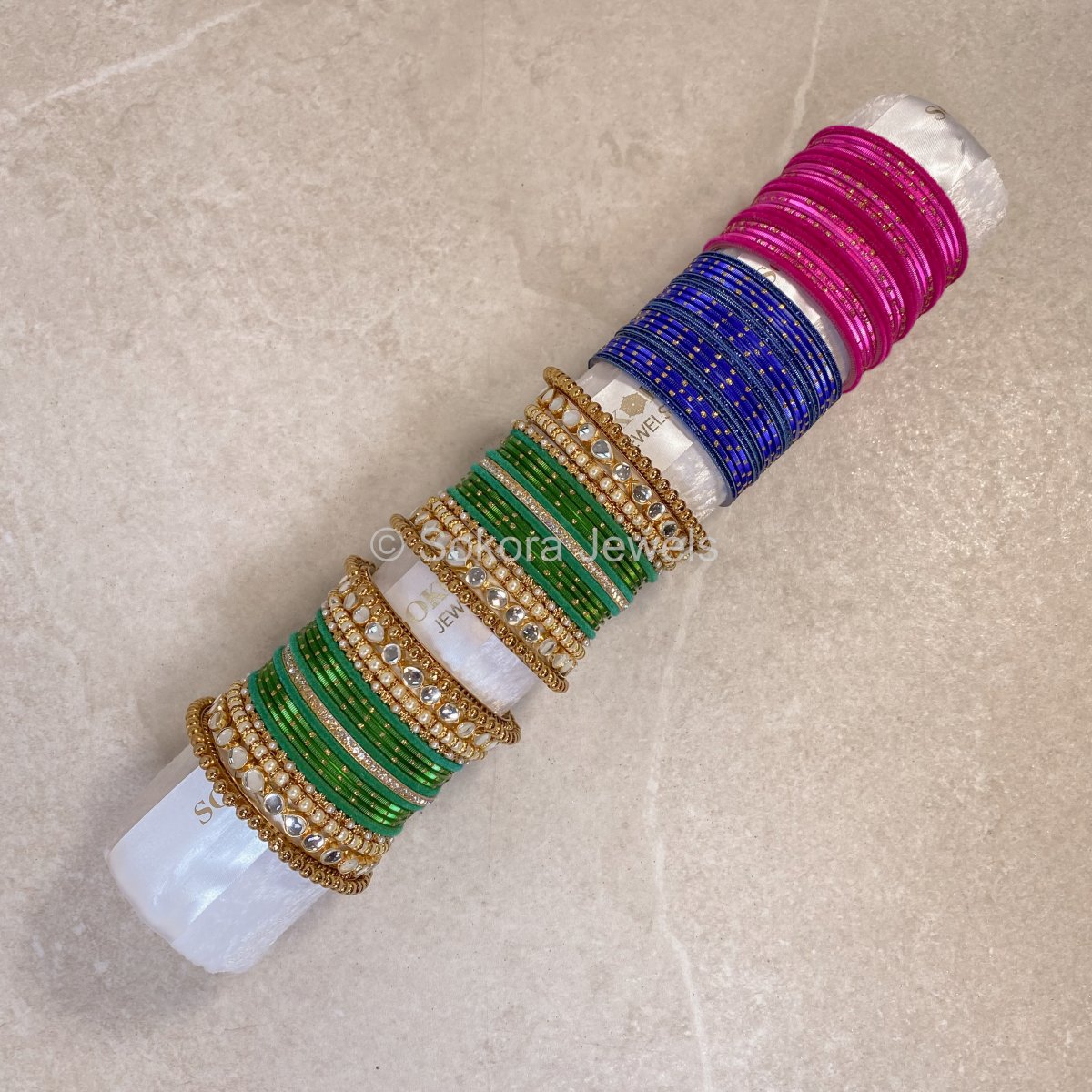 (Slightly less than perfect) Clearance Bangle Stack with Extra Colours - 2.4 - SOKORA JEWELS(Slightly less than perfect) Clearance Bangle Stack with Extra Colours - 2.4BANGLES