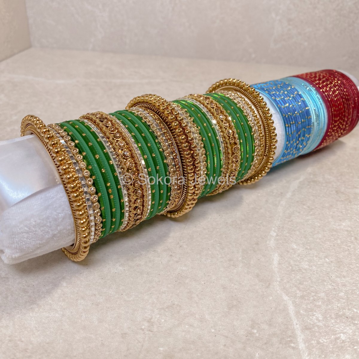 (Slightly less than perfect) Clearance Bangle Stack with Extra Colours - 2.4 - SOKORA JEWELS(Slightly less than perfect) Clearance Bangle Stack with Extra Colours - 2.4BANGLES