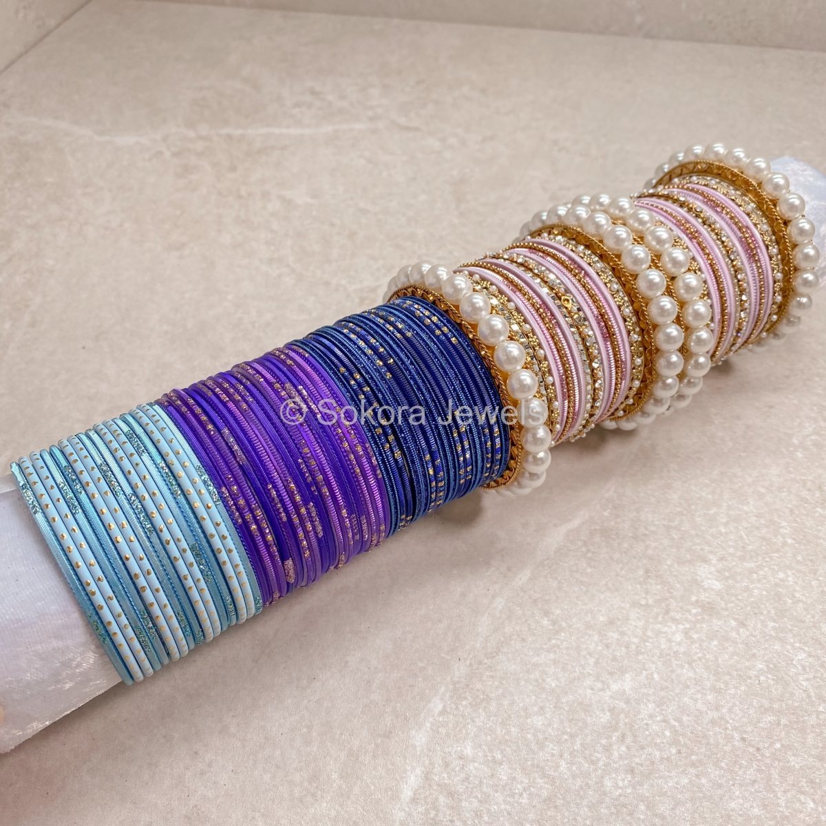 (Slightly less than perfect) Clearance Bangle Stack with Extra Colours - 2.4 - SOKORA JEWELS(Slightly less than perfect) Clearance Bangle Stack with Extra Colours - 2.4BANGLES