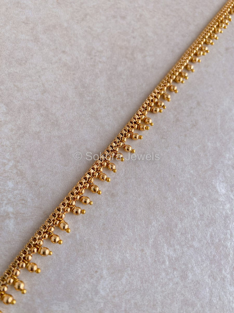 Small Ball Bright Gold Waist chain - SOKORA JEWELSSmall Ball Bright Gold Waist chain