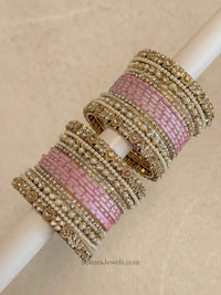 Small Bejewelled Bangle Set - 10 Colour Options - SOKORA JEWELSSmall Bejewelled Bangle Set - 10 Colour OptionsBANGLES