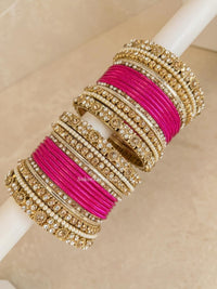 Small Bejewelled Bangle Set - 10 Colour Options - SOKORA JEWELSSmall Bejewelled Bangle Set - 10 Colour OptionsBANGLES