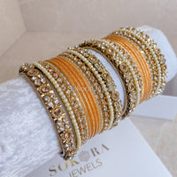 Small Bejewelled Bangle Set - 10 Colour Options - SOKORA JEWELSSmall Bejewelled Bangle Set - 10 Colour OptionsBANGLES