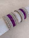 Small Bejewelled Bangle Set - 8 Colour Options - SOKORA JEWELSSmall Bejewelled Bangle Set - 8 Colour OptionsBANGLES