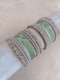 Small Bejewelled Bangle Set - 8 Colour Options - SOKORA JEWELSSmall Bejewelled Bangle Set - 8 Colour OptionsBANGLES