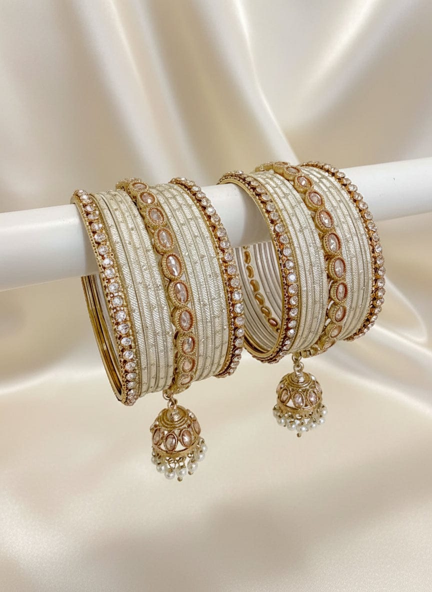 Small Cream Bangle set - SOKORA JEWELSSmall Cream Bangle setBANGLES
