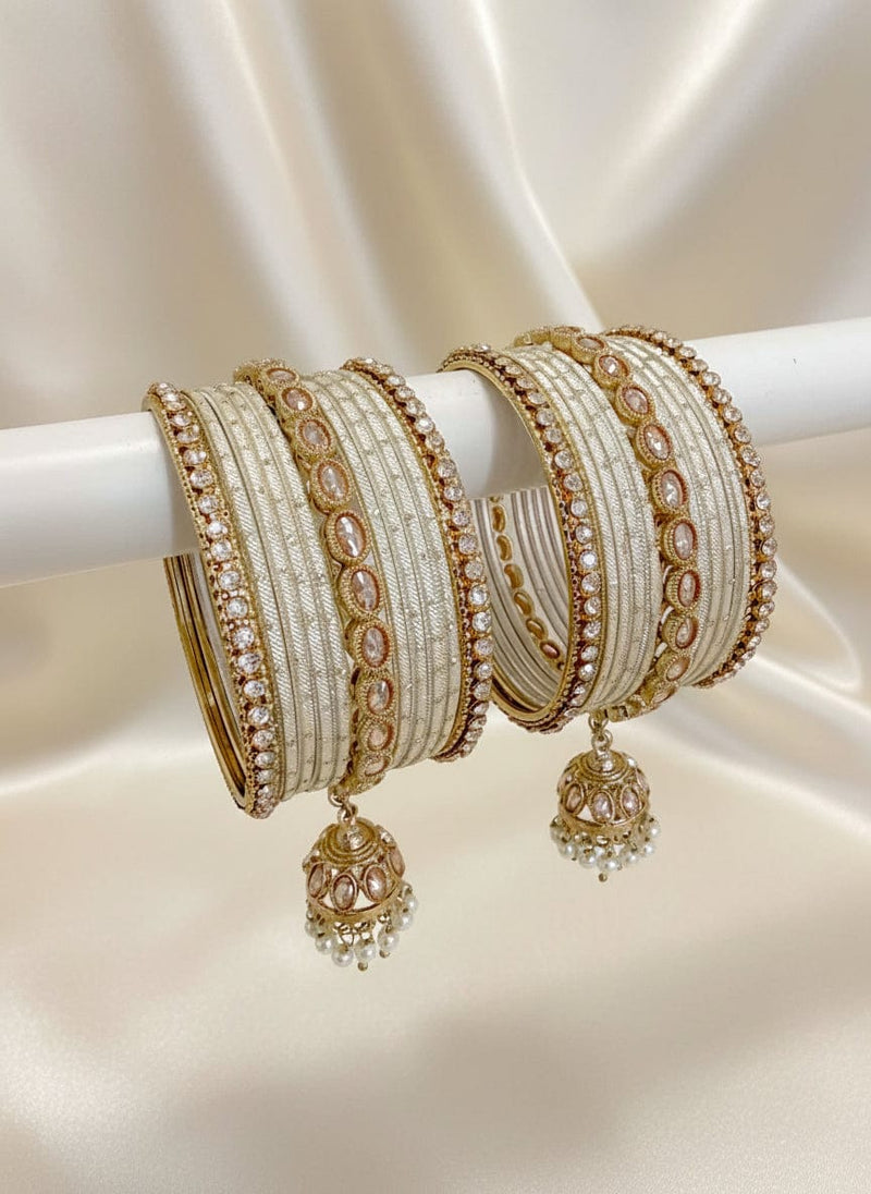 Small Cream Bangle set - SOKORA JEWELSSmall Cream Bangle setBANGLES