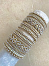 Small Cream Pearly Bangle Set - SOKORA JEWELSSmall Cream Pearly Bangle SetBANGLES