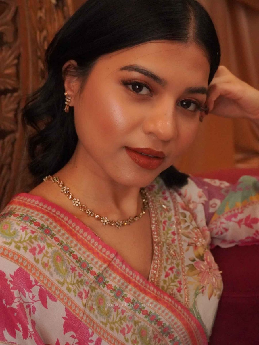 Small Crystal Set - Golden - SOKORA JEWELSSmall Crystal Set - Golden