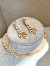 Small Diamante Gold Necklace Set - SOKORA JEWELSSmall Diamante Gold Necklace Set