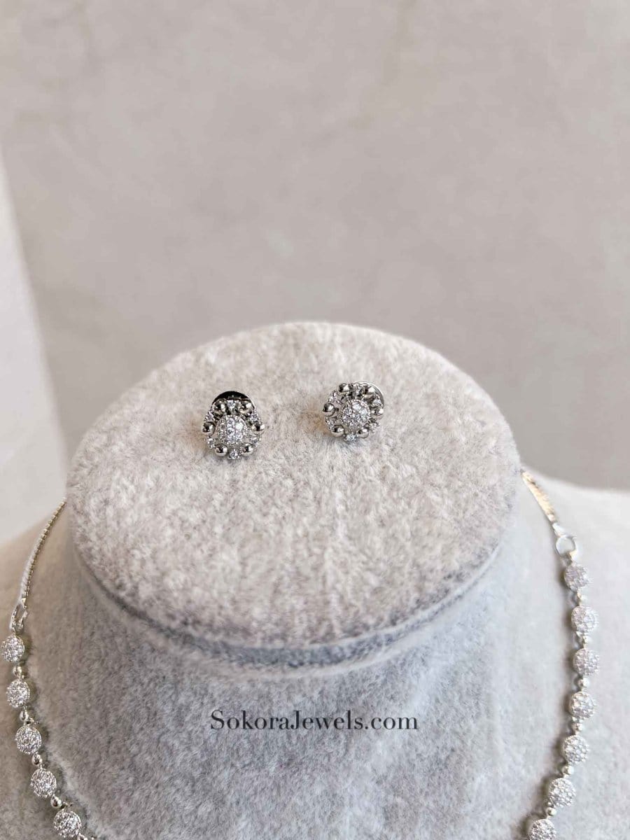 Small Diamante Necklace Set - SOKORA JEWELSSmall Diamante Necklace Setnecklace sets