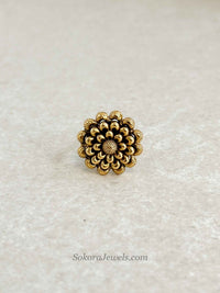 Small Floral Gold Ring - SOKORA JEWELSSmall Floral Gold RingRING