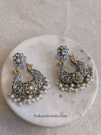 Small Gold & Silver Filigree Earrings - SOKORA JEWELSSmall Gold & Silver Filigree Earrings