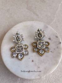 Small Gold & Silver Tribal Earrings - SOKORA JEWELSSmall Gold & Silver Tribal Earrings