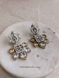 Small Gold & Silver Tribal Earrings - SOKORA JEWELSSmall Gold & Silver Tribal Earrings