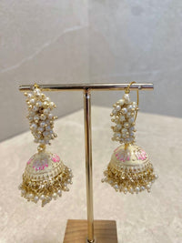Small Golden Jhumka Earrings - SOKORA JEWELSSmall Golden Jhumka Earrings