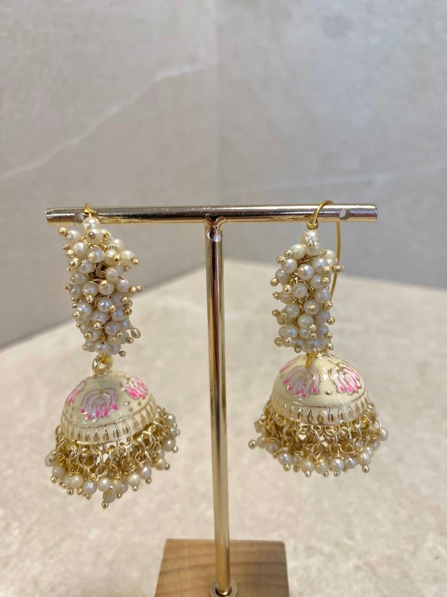 Small Golden Jhumka Earrings - SOKORA JEWELSSmall Golden Jhumka Earrings
