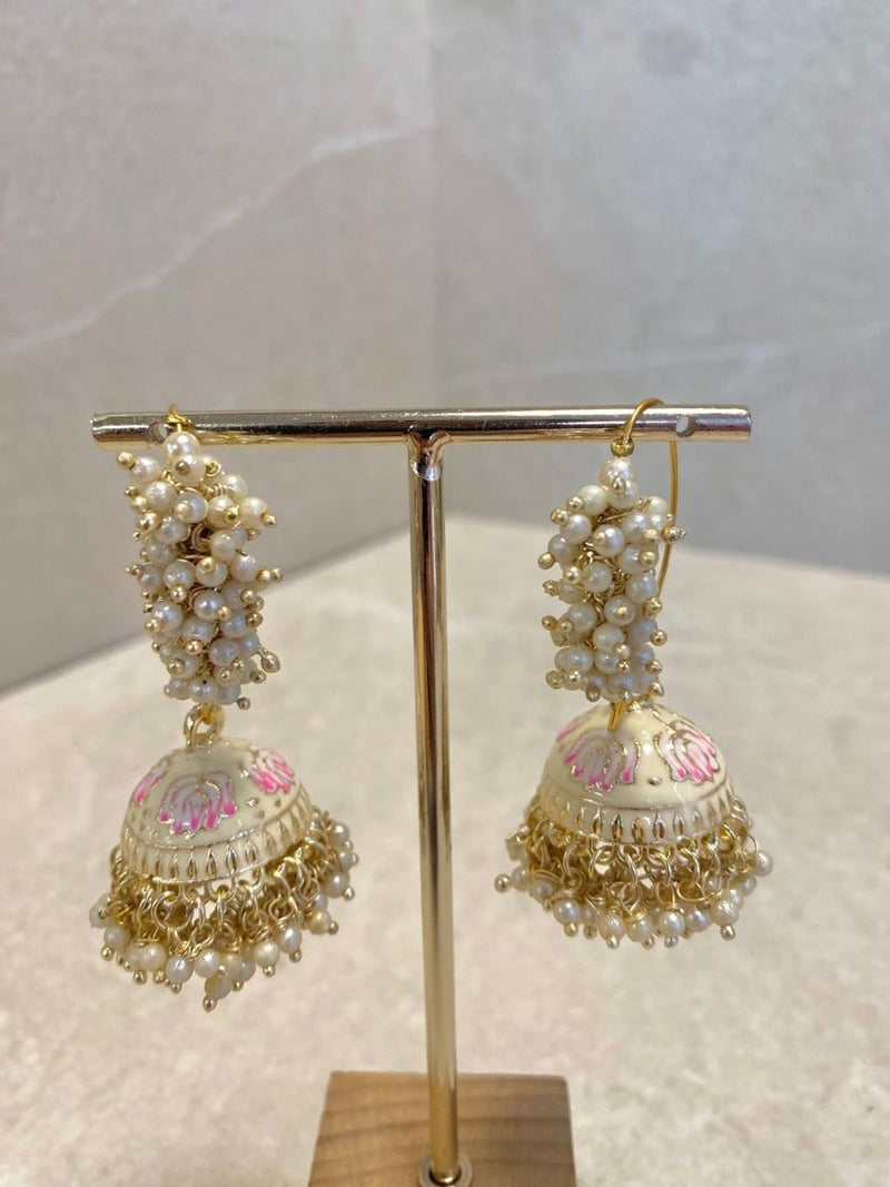 Small Golden Jhumka Earrings - SOKORA JEWELSSmall Golden Jhumka Earrings