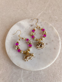 Small Hot Pink Hoops - SOKORA JEWELSSmall Hot Pink Hoops