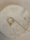 Small Kundan & Diamante Nose Ring - Slide Type - SOKORA JEWELSSmall Kundan & Diamante Nose Ring - Slide Type