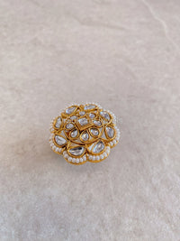 Small Kundan ring - SOKORA JEWELSSmall Kundan ringRING