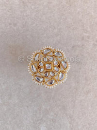 Small Kundan ring - SOKORA JEWELSSmall Kundan ringRING