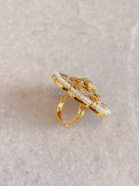 Small Kundan ring - SOKORA JEWELSSmall Kundan ringRING