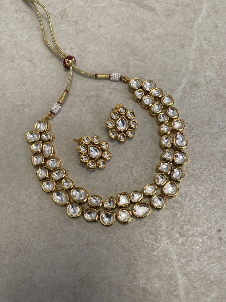 Small Kundan set - SOKORA JEWELSSmall Kundan setNECKLACE SETS