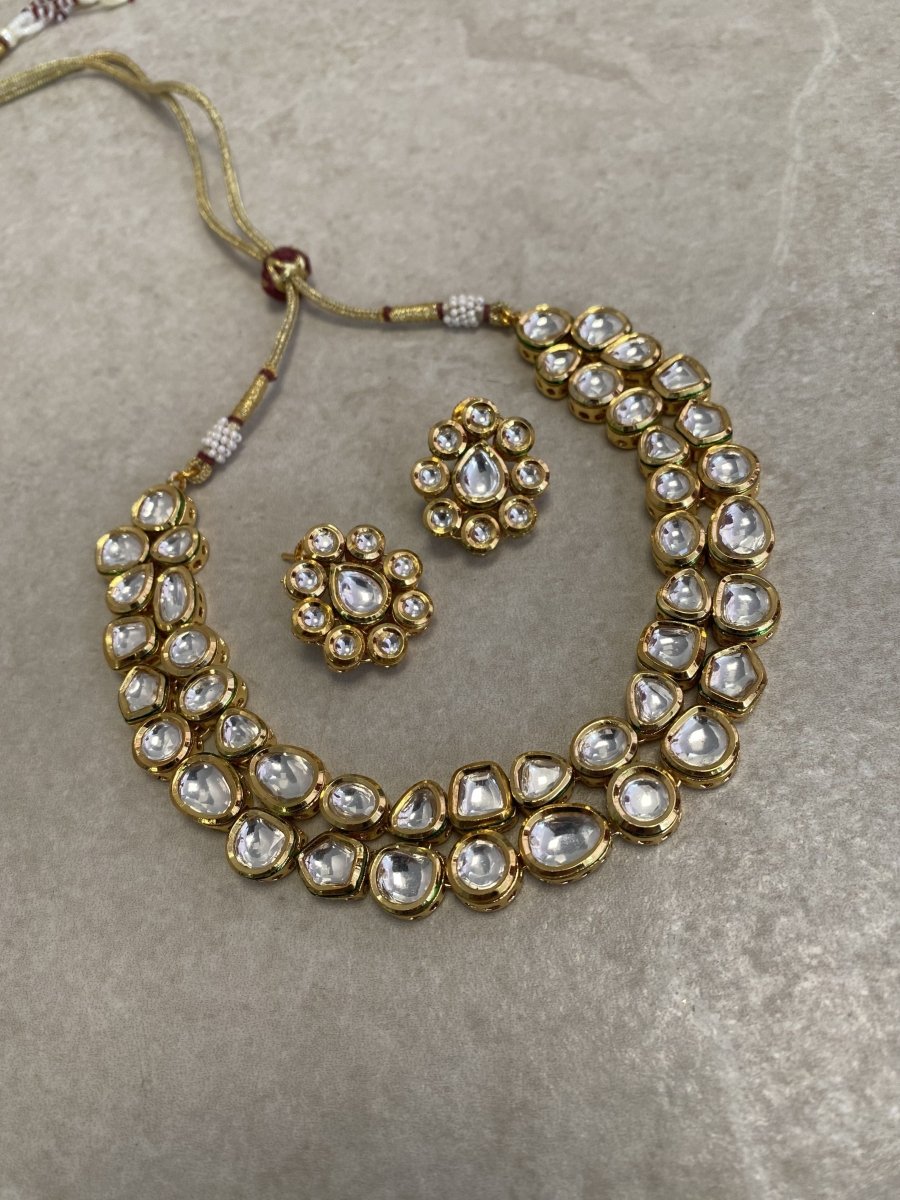 Small Kundan set - SOKORA JEWELSSmall Kundan setNECKLACE SETS